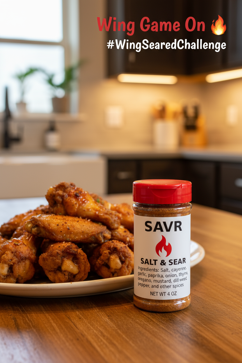 Savr Salt & Sear Wings: Touchdown in 45 Mins